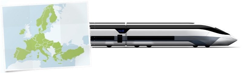 Interrailing across Europe